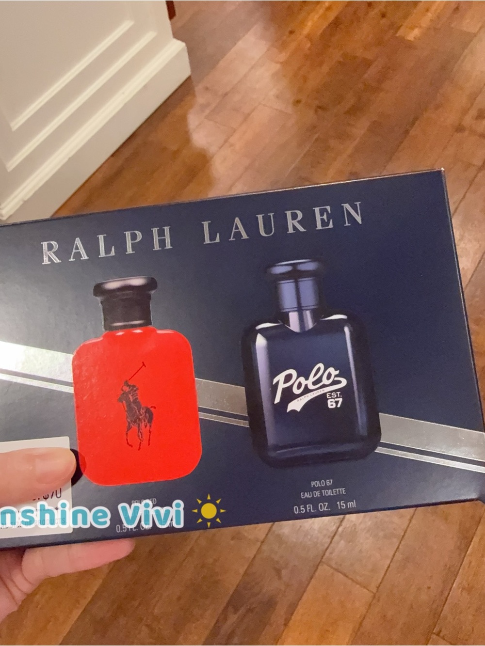 NEW Ralph Lauren Polo Red & Polo 67 Eau De Toilette Mini Splash 0.5 oz 15ml Set